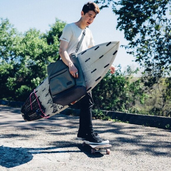 HEX Black Waterproof Surfboard Tote Bag - Picture 7 of 11